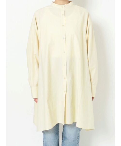 Ungrid（アングリッド）の「ルーズシルエットビックシャツ（シャツ/ブラウス・レディース・イエロー/オフホワイト/ブルー・FREE）」の13枚目の写真