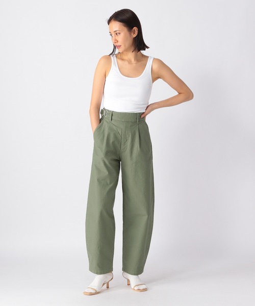 BARNYARDSTORM（バンヤードストーム）の「BARNYARDSTORM / プレーンリブタンク（タンクトップ・レディース・ホワイト/ブラック/ネイビー/グレー/カーキ・1/0）」の15枚目の写真