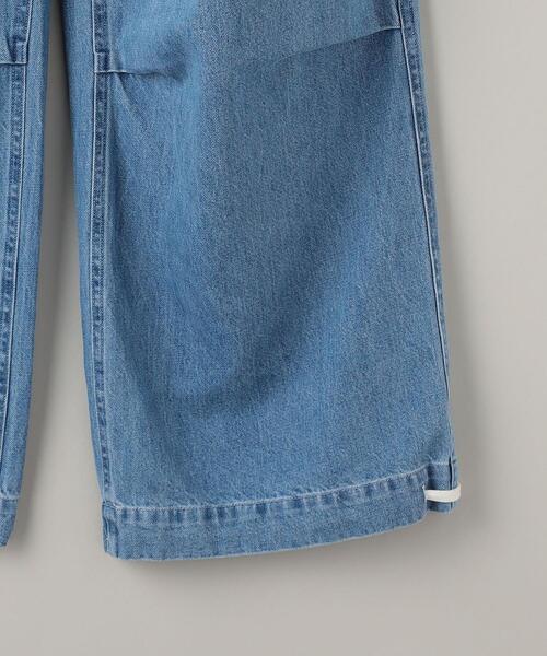 ASTRAET（アストラット）の「＜ASTRAET＞コットン デニム スソドロー カーゴパンツ（カーゴパンツ・レディース・ライトブルー・1/0）」の17枚目の写真
