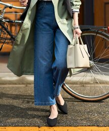 Cutie Blonde | やわらかデニム【セットアップ可】ハイウエスト ワイドパンツ(デニムパンツ)