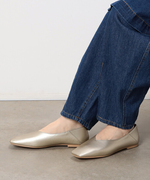 ONIGIRI(オニギリ)の「2WAY フラットシューズ(パンプス・レディース・シルバー/ゴールド・24.5cm/23.5cm)」の11枚目の写真