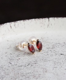 queite（ケイト）の「K10 誕生石 スタッドピアス［queite］（ピアス（両耳用））」