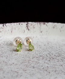 queite（ケイト）の「K10 誕生石 スタッドピアス［queite］（ピアス（両耳用））」