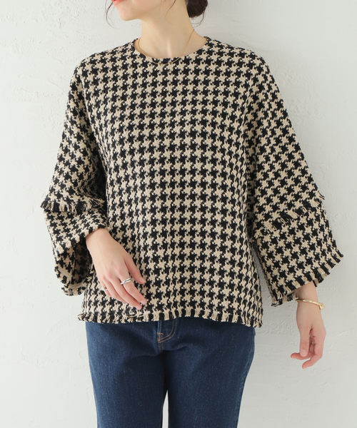 framework コットンツイードフリンジプルオーバー FRAMeWORK（フレームワーク）の「コットンツイードフリンジプル