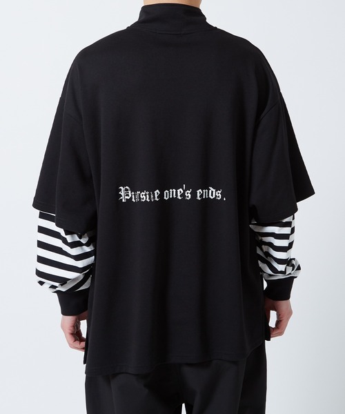 improves(インプローブス)の「ハーフジップ フェイクレイヤード ロンT(Tシャツ/カットソー・メンズ・ブラック系その他/ホワイト/ブラック/ホワイト系その他・LARGE/MEDIUM)」の18枚目の写真