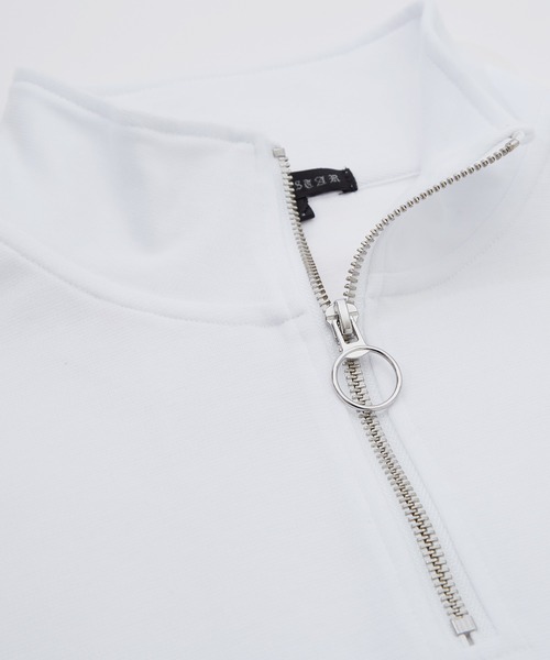 improves(インプローブス)の「ハーフジップ フェイクレイヤード ロンT(Tシャツ/カットソー・メンズ・ブラック系その他/ホワイト/ブラック/ホワイト系その他・LARGE/MEDIUM)」の20枚目の写真