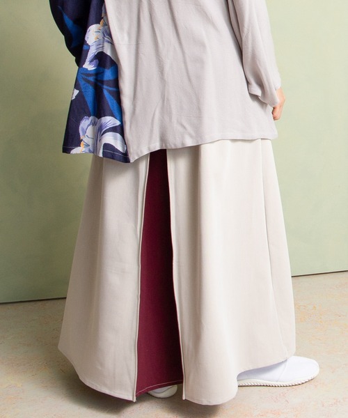 カヤ（カヤ）の「【カヤ】隠れ色八掛スカート（スカート・レディース・ベージュ/ネイビー/グリーン/スミクロ・FREE）」の12枚目の写真