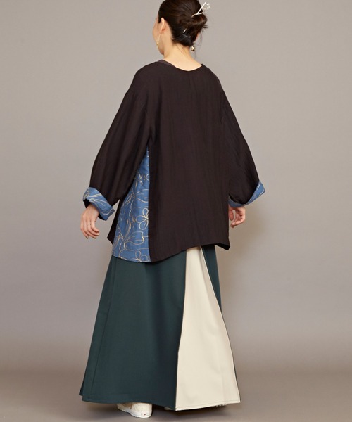 カヤ（カヤ）の「【カヤ】隠れ色八掛スカート（スカート・レディース・ベージュ/ネイビー/グリーン/スミクロ・FREE）」の13枚目の写真