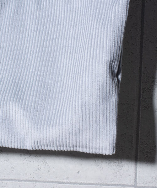 GLOSTER（グロスター）の「【GLOSTER/グロスター】巾着ショルダーバッグ ドローストリングバッグ（ショルダーバッグ・メンズ・サックスブルー/ブラック系その他/ブラック・FREE）」の8枚目の写真