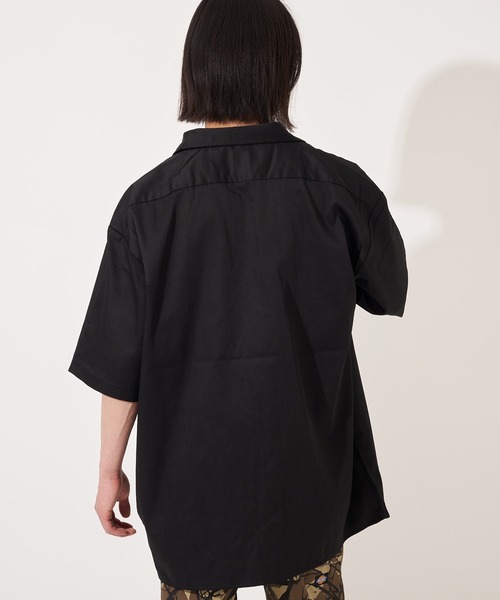 Dickies（ディッキーズ）の「【Dickies】1574 SHORT SLEEVE WORK SHIRT / ディッキーズ 半袖ワークシャツ 両胸ポケット（シャツ/ブラウス・メンズ・ブラック/グリーン/ベージュ/ネイビー/オレンジ/ミント/チャコール・M/L/XL）」の8枚目の写真