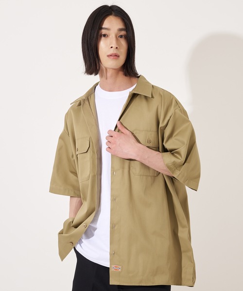 セール】【Dickies】1574 SHORT SLEEVE WORK SHIRT / ディッキーズ