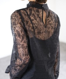 Reurie' | シアージャガードブラウス / original sheer jacquard blouse(シャツ/ブラウス)