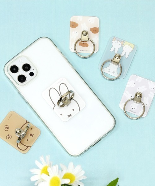 Miffy( ミッフィー)の「miffy/ミッフィー マルチリング(スマホグッズ・レディース・ライトブラウン/ライトブルー/ベージュ/グレー/ホワイト・ONE SIZE)」の14枚目の写真