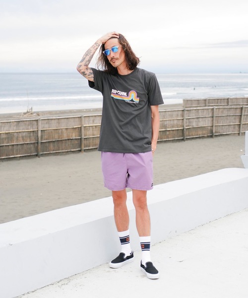 RIPCURL（リップカール）　撥水加工ストレッチ素材バイカラー　スイムショーツ RIP CURL 水着 「RIPCURL（リップカール）」M SWC FUNGI LAYDAY