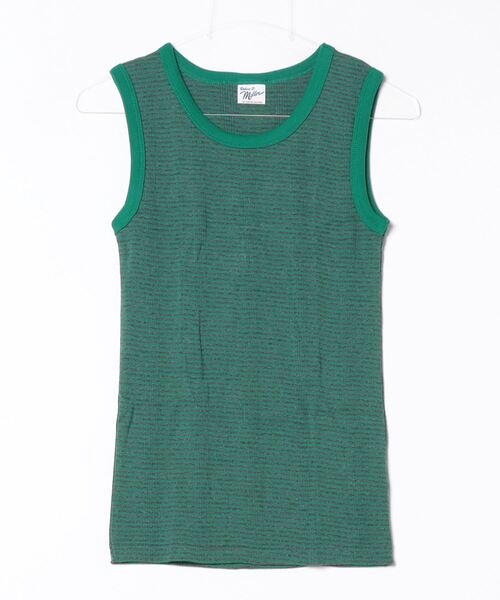 MILLER（ミラー）の「Miller/ミラー　PRIB TANK TOPS Pリブタンクトップ　RM221-2008（タンクトップ・レディース・イエロー/ブラウン/ネイビー/ブルー/アイボリー/チャコールグレー/ブラック/オレンジ/ピンク/その他1/コーラル/ブラック系その他/グレー・FREE/F）」の4枚目の写真