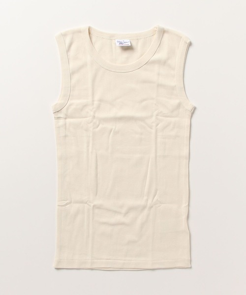 MILLER（ミラー）の「Miller/ミラー　PRIB TANK TOPS Pリブタンクトップ　RM221-2008（タンクトップ・レディース・イエロー/ブラウン/ネイビー/ブルー/アイボリー/チャコールグレー/ブラック/オレンジ/ピンク/その他1/コーラル/ブラック系その他/グレー・FREE/F）」の22枚目の写真