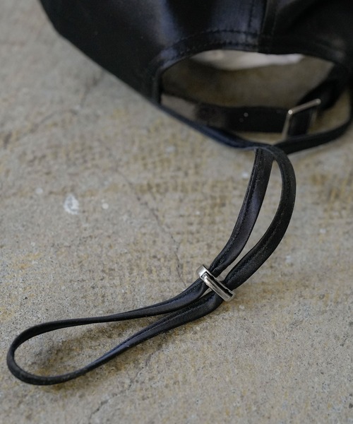 rectangle（レクタングル）の「ストラップ付きサテンキャップ（キャップ・レディース・ブラック/グレー/ベージュ・FREE）」の12枚目の写真