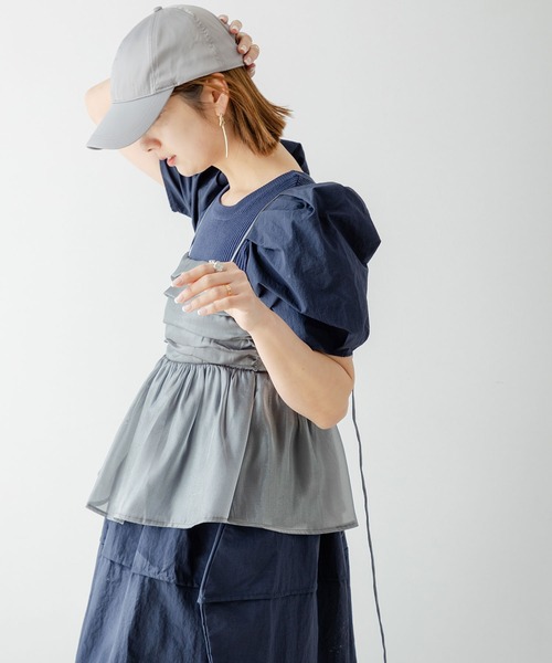 セール】ストラップ付きサテンキャップ（キャップ）｜rectangle