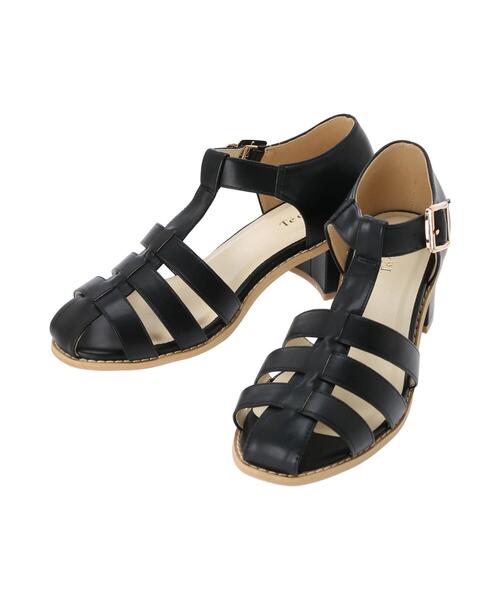 Te chichi（テチチ）の「ヒールアップグルカサンダル（サンダル・レディース・ホワイト/ブラック・37/38）」の9枚目の写真