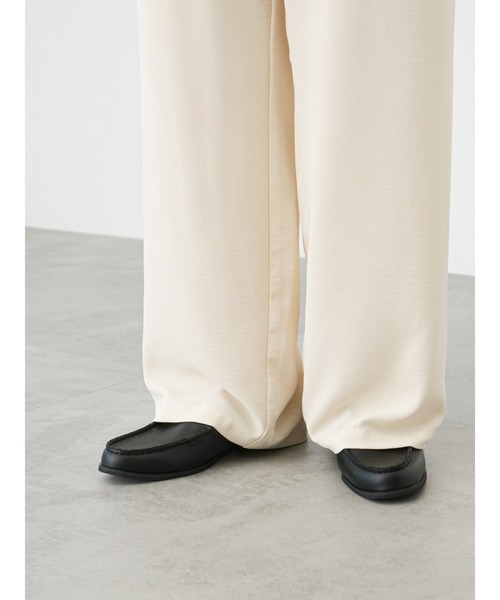 Samansa Mos2 blue(サマンサモスモスブルー)の「ハイウエストパンツ(その他パンツ・レディース・グリーン/ブラック/ライトベージュ/ブルー・フリ-)」の16枚目の写真