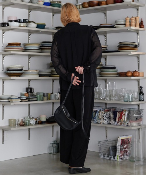 ln fortis（ロンフォルティス）の「ln foris - オーバーサイズシアーシャツ（シャツ/ブラウス・メンズ・ブルー/ブラック・SMALL/MEDIUM）」の19枚目の写真