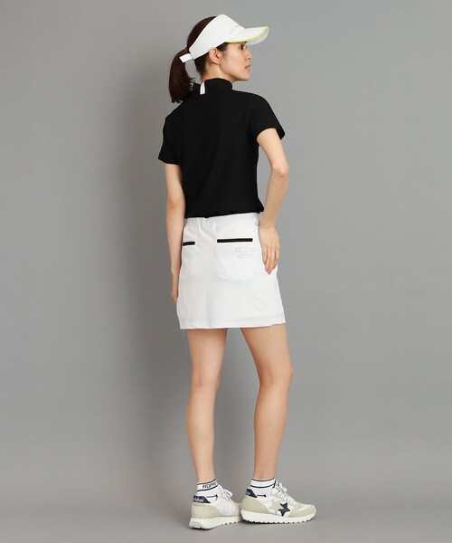 adabat（アダバット）の「◆ワッフル素材 半袖モックネックプルオーバー（Tシャツ/カットソー・レディース・ブラック/レモンイエロー・42/40/38/36）」の15枚目の写真