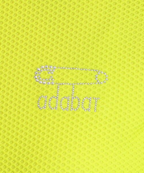 adabat（アダバット）の「◆ワッフル素材 半袖モックネックプルオーバー（Tシャツ/カットソー・レディース・ブラック/レモンイエロー・42/40/38/36）」の18枚目の写真