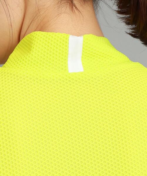 adabat（アダバット）の「◆ワッフル素材 半袖モックネックプルオーバー（Tシャツ/カットソー・レディース・ブラック/レモンイエロー・42/40/38/36）」の19枚目の写真