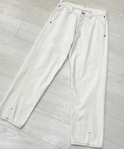 KIIT（キート）の「KIIT SENTER SLIT PANTS (KIP-P93A-006)（スラックス・メンズ・アイボリー・1/2/3）」の2枚目の写真