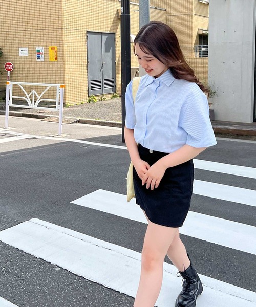 frunco（フランコ）の「stripes summer shirt（シャツ/ブラウス・レディース・グリーン/ブルー/イエロー/ピンク・FREE）」の11枚目の写真