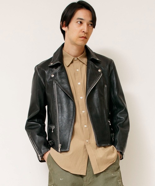 Johnbull（ジョンブル）の「レザーライダースジャケット（ライダースジャケット・メンズ・ブラック・LARGE/MEDIUM）」の14枚目の写真
