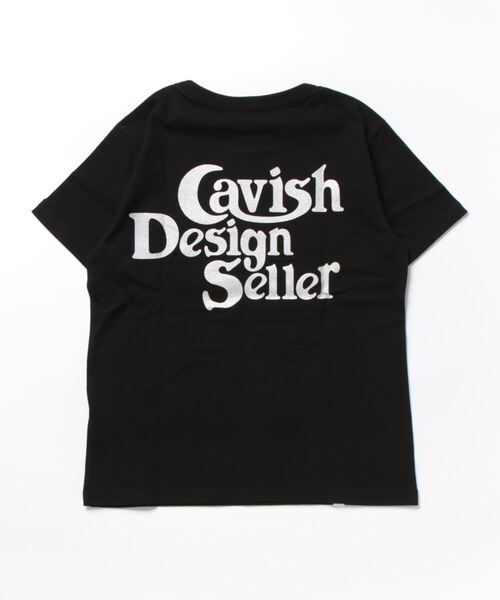Cavish（カビシ）の「CAVISH／トゥインクルロゴT（Tシャツ/カットソー・レディース・ホワイト/ピンク/ブラック・FREE）」の16枚目の写真
