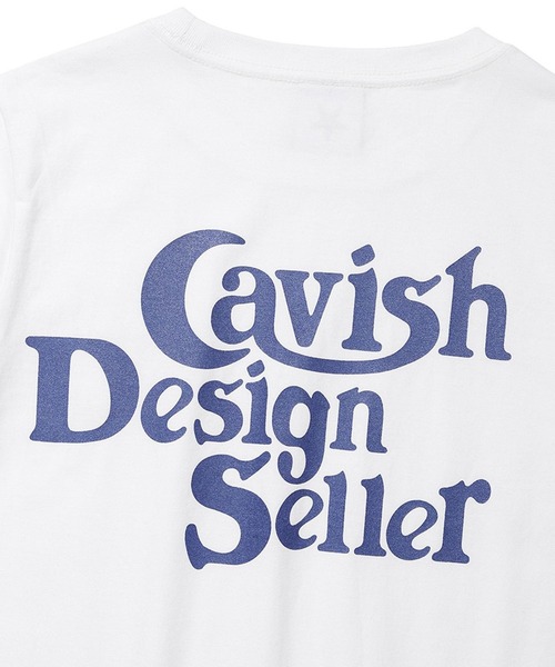 Cavish（カビシ）の「CAVISH／トゥインクルロゴT（Tシャツ/カットソー・レディース・ホワイト/ピンク/ブラック・FREE）」の6枚目の写真