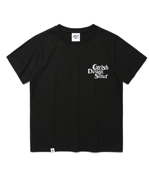 Cavish（カビシ）の「CAVISH／トゥインクルロゴT（Tシャツ/カットソー・レディース・ホワイト/ピンク/ブラック・FREE）」の8枚目の写真