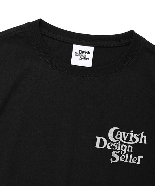 Cavish（カビシ）の「CAVISH／トゥインクルロゴT（Tシャツ/カットソー・レディース・ホワイト/ピンク/ブラック・FREE）」の9枚目の写真