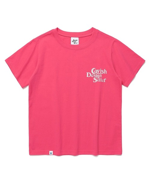 Cavish（カビシ）の「CAVISH／トゥインクルロゴT（Tシャツ/カットソー・レディース・ホワイト/ピンク/ブラック・FREE）」の12枚目の写真