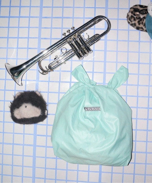 musubore（ムスボレ）の「wide shoulder logo tote / ワイドショルダーロゴトート（トートバッグ・レディース・その他/シルバー/グリーン/ネイビー/ワインレッド/ピンク/ライトグリーン・FREE）」の16枚目の写真