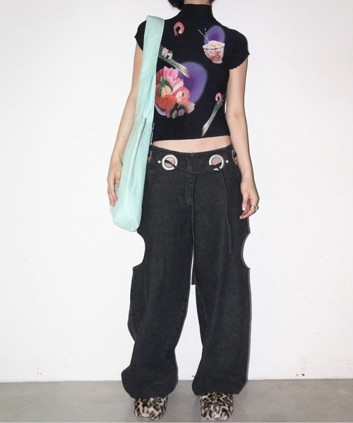 musubore（ムスボレ）の「wide shoulder logo tote / ワイドショルダーロゴトート（トートバッグ・レディース・その他/シルバー/グリーン/ネイビー/ワインレッド/ピンク/ライトグリーン・FREE）」の22枚目の写真