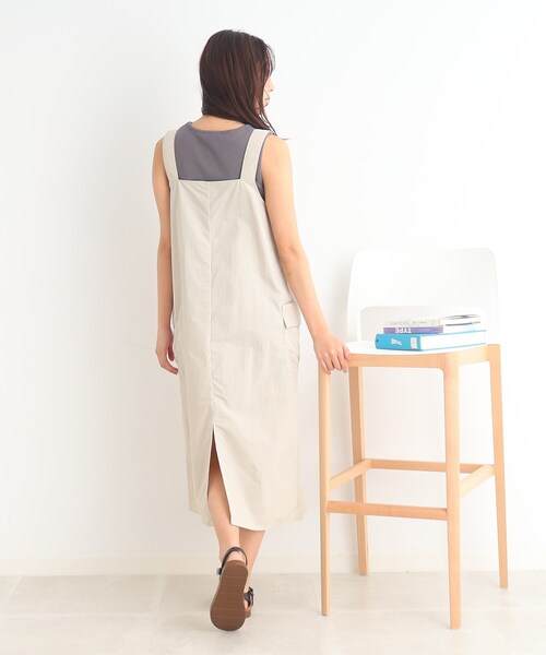 Cutie Blonde（キューティーブロンド）の「◆【大人に着こなす】ミリタリー ナイロン ジャンスカ（スカート・レディース・カーキ/ライトベージュ・00）」の10枚目の写真