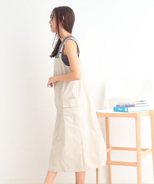 Cutie Blonde（キューティーブロンド）の「◆【大人に着こなす】ミリタリー ナイロン ジャンスカ（スカート・レディース・カーキ/ライトベージュ・00）」の12枚目の写真