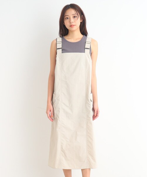 Cutie Blonde（キューティーブロンド）の「◆【大人に着こなす】ミリタリー ナイロン ジャンスカ（スカート・レディース・カーキ/ライトベージュ・00）」の22枚目の写真