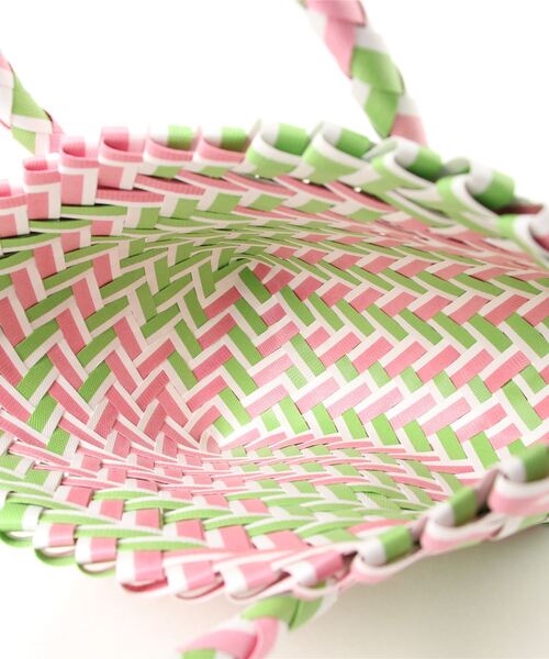 anap mimpi(アナップミンピ)の「配色ミニカゴトートバッグ(トートバッグ・レディース・ピンク/パープル/イエロー・FREE)」の6枚目の写真