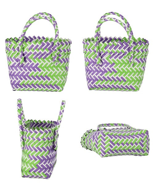 anap mimpi(アナップミンピ)の「配色ミニカゴトートバッグ(トートバッグ・レディース・ピンク/パープル/イエロー・FREE)」の14枚目の写真