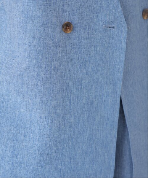 RAY CASSIN（レイカズン）の「リネンタッチノーカラーベスト（ベスト・レディース・ブルー/ブラック/キナリ・FREE）」の16枚目の写真