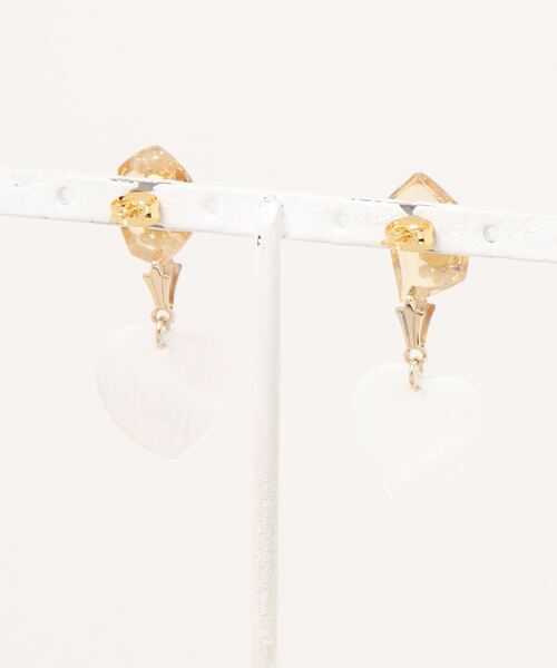 tone(トーン)の「【aruune】Jewelry heart/サージカルステンレスピアス(MA)(ピアス(両耳用)・レディース・パープル/イエロー・FREE)」の8枚目の写真