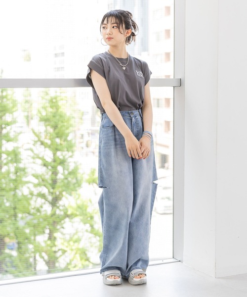 コラボ‼️リメイクデニムサボちゃん♡大きめ コラボ‼️リメイクデニムサボちゃん♡大きめ 【公式通販】