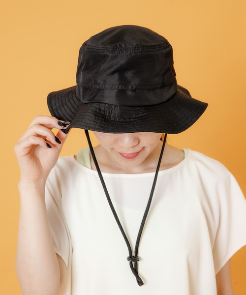 URBAN RESEARCH Sonny Label（アーバンリサーチサニーレーベル）の「アウトドアバケットハット（ハット・レディース・ブラック/ベージュ/ネイビー・FREE）」の2枚目の写真
