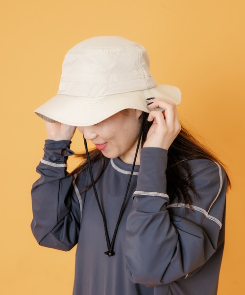 URBAN RESEARCH Sonny Label（アーバンリサーチサニーレーベル）の「アウトドアバケットハット（ハット・レディース・ブラック/ベージュ/ネイビー・FREE）」の4枚目の写真
