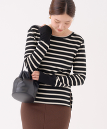 IENA | 《追加》【TRADITIONAL WEATHERWEAR】バックボタンクルーネックプルオーバー(Tシャツ/カットソー)