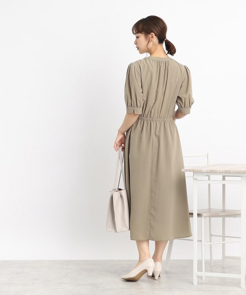 DRESKIP(ドレスキップ)の「◆【1枚でさらりと○】お出かけに着ていきたい! レディーなスキッパーワンピース(ワンピース・レディース・カーキ/サンドベージュ/ネイビー・04/02/03)」の21枚目の写真
